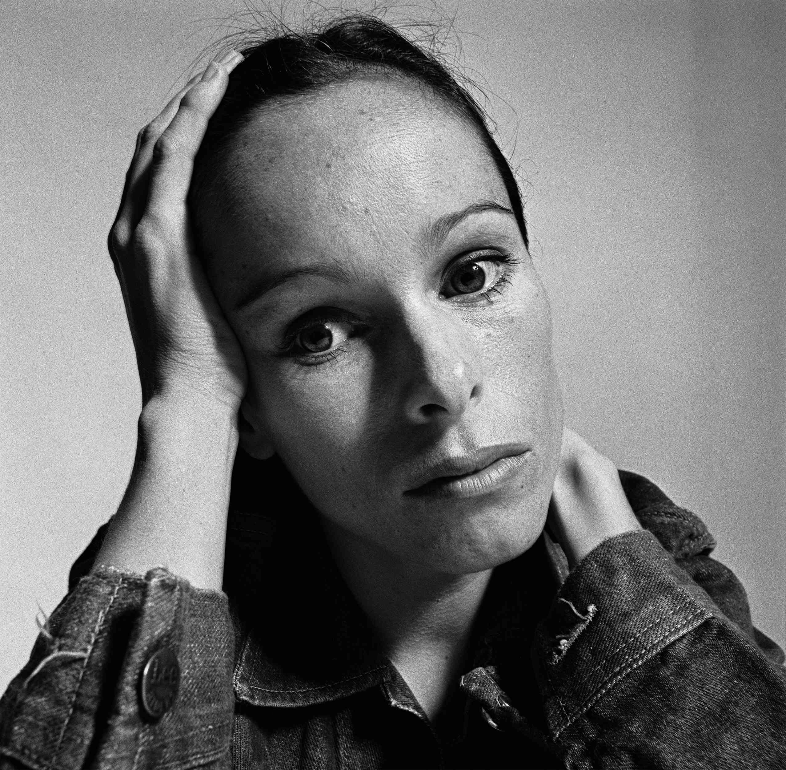 Geraldine Chaplin, actress, Paris, photo by Hans Gedda 1971